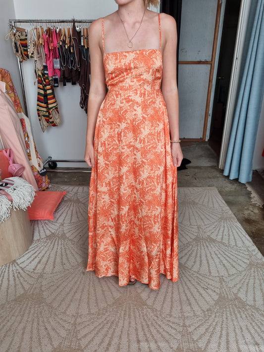 Luna Soleil Dress - Orange