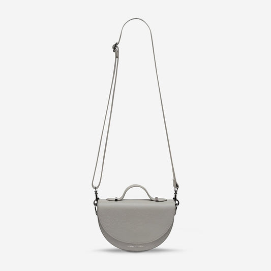All Nighter Leather Bag - Light Grey