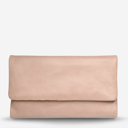 Audrey Leather Wallet - Dusty Pink