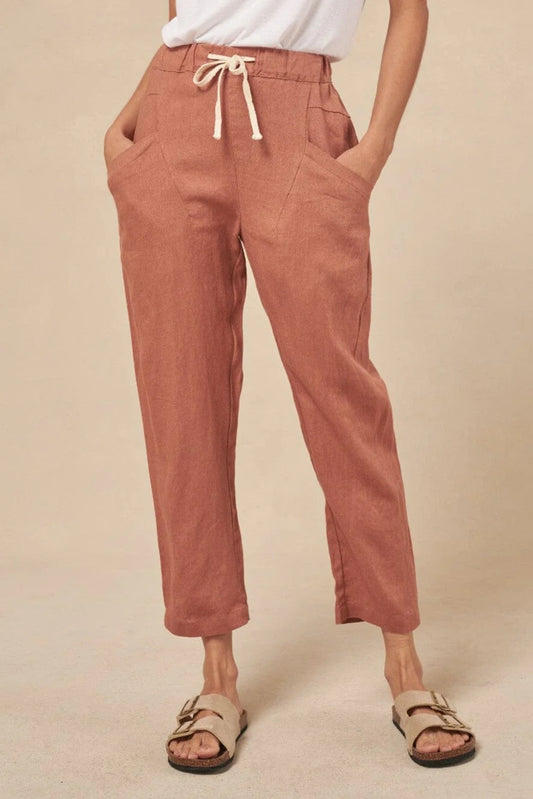 Luxe Pants - Rust