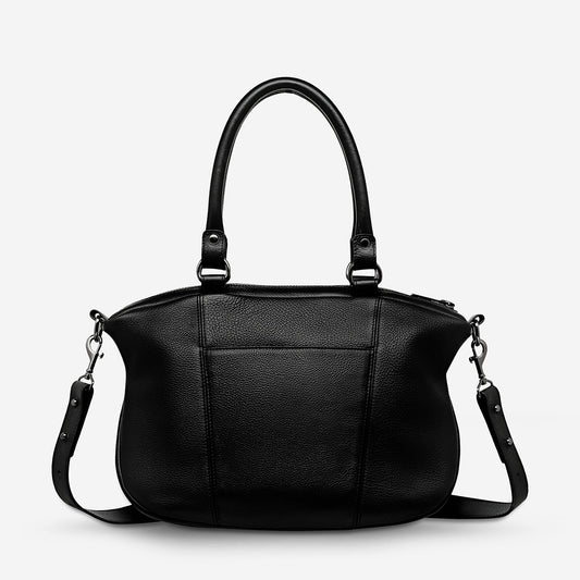Eyes To The Wind Leather Bag - Black